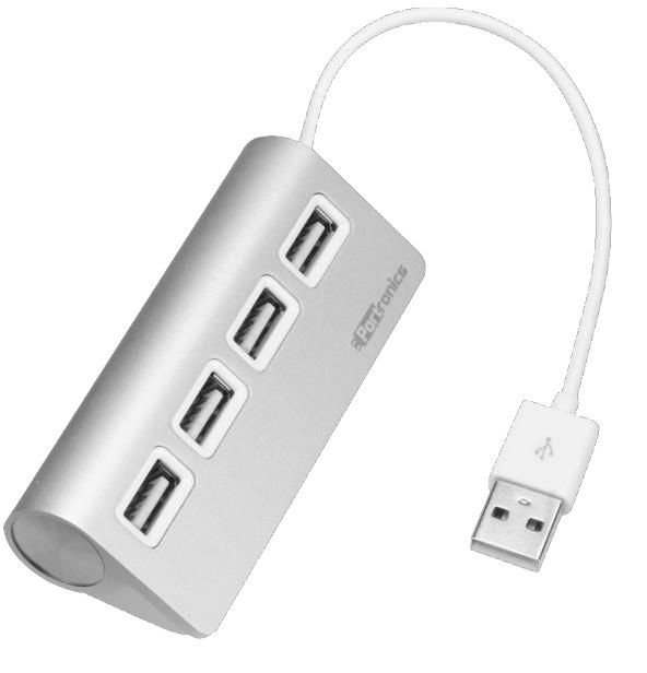 Portronics POR-717 M Port 24 USB 2.0 HUB with 4 USB Ports